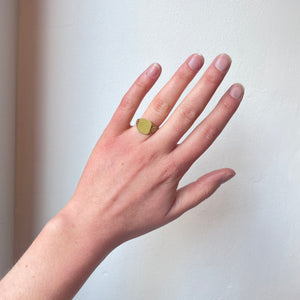 French 18ct Signet Ring