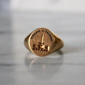 Edwardian Gold Signet Ring