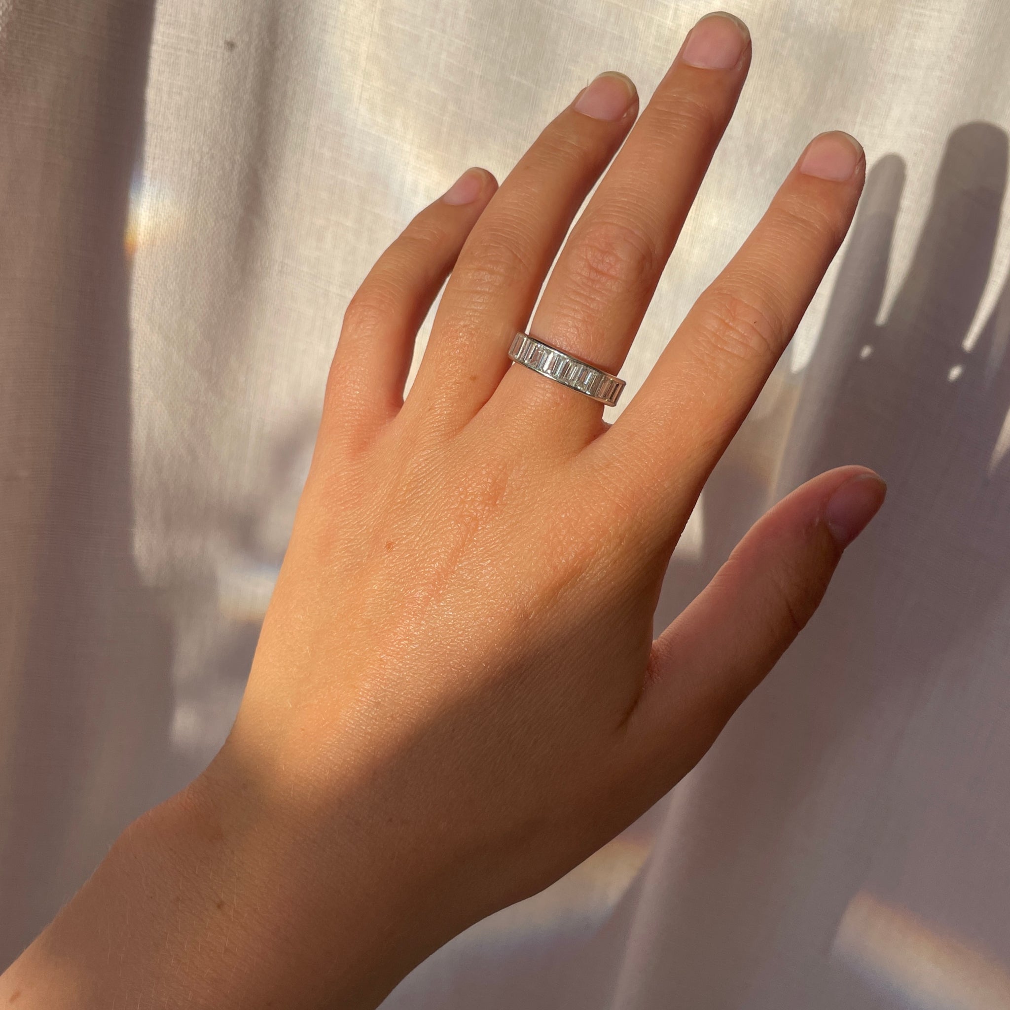 1960's Baguette Diamond Eternity Ring